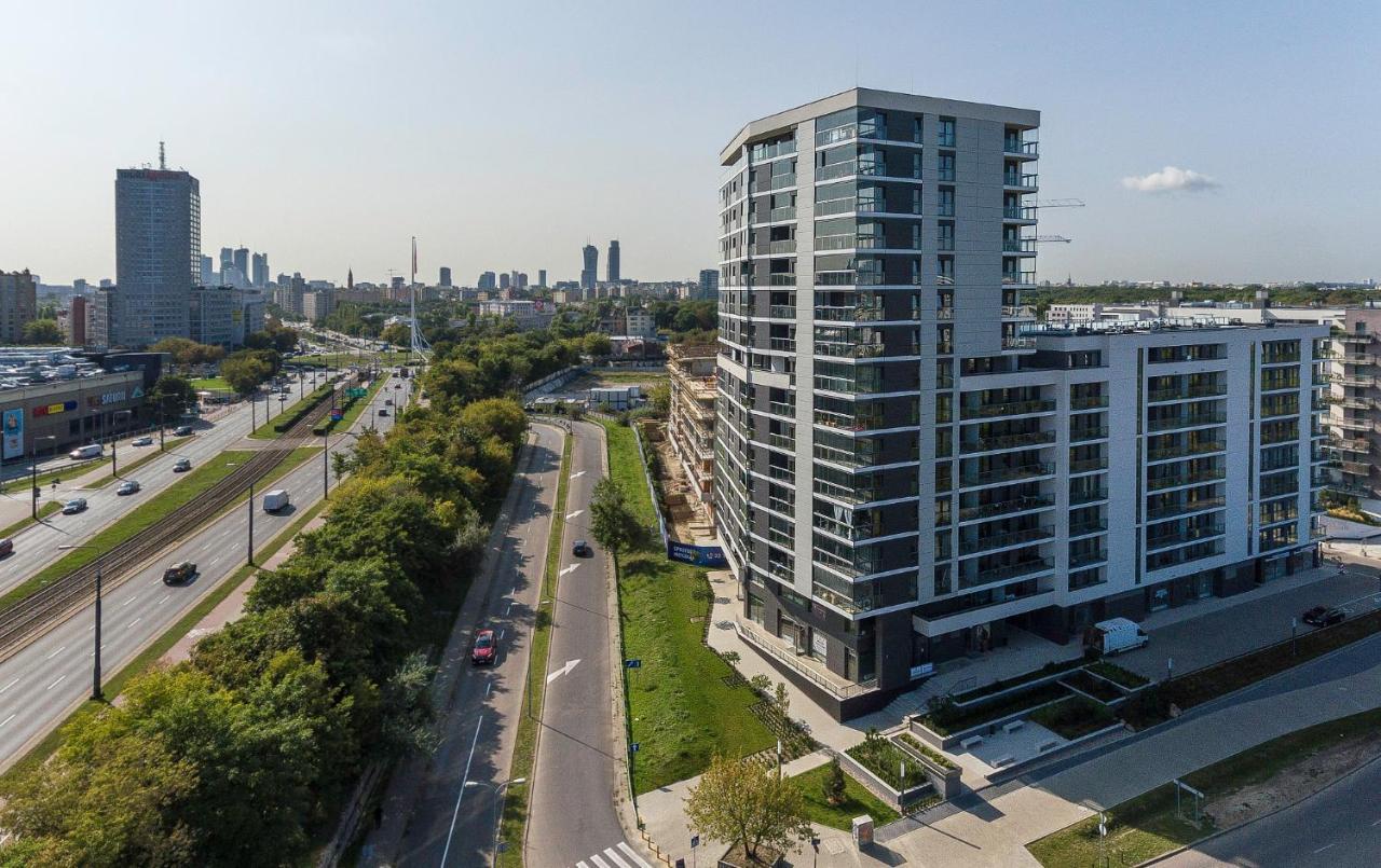 Novis Apartments Panorama View Warschau Exterior foto